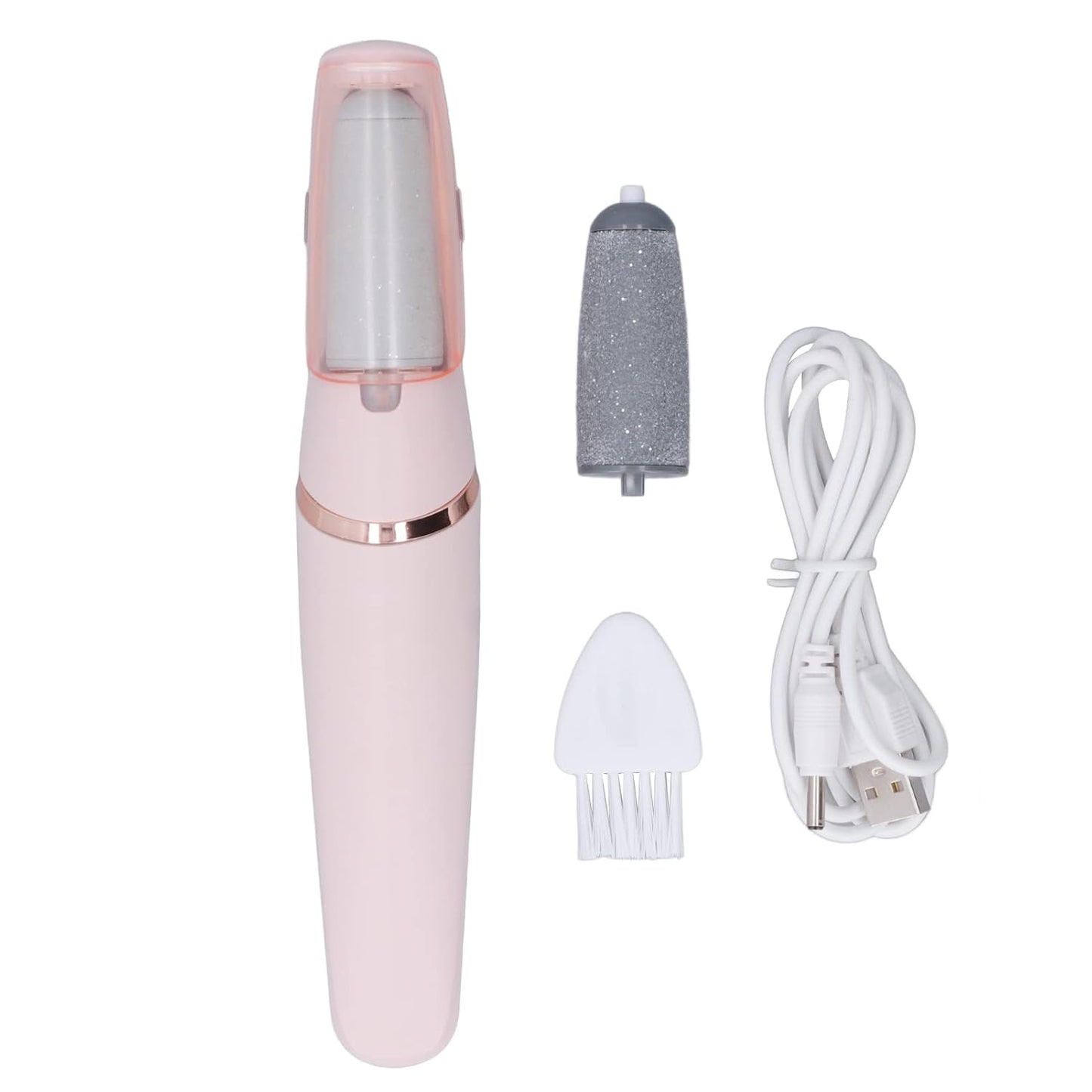 Tgoon Electric Foot Callus Remover, Professional Pedicure Tools to Remove Cracked Heels and Dead Skin, Quartz Sanding Head Small Portable USB Charging for Home and Travel, Feet Spa Tool for Men Women