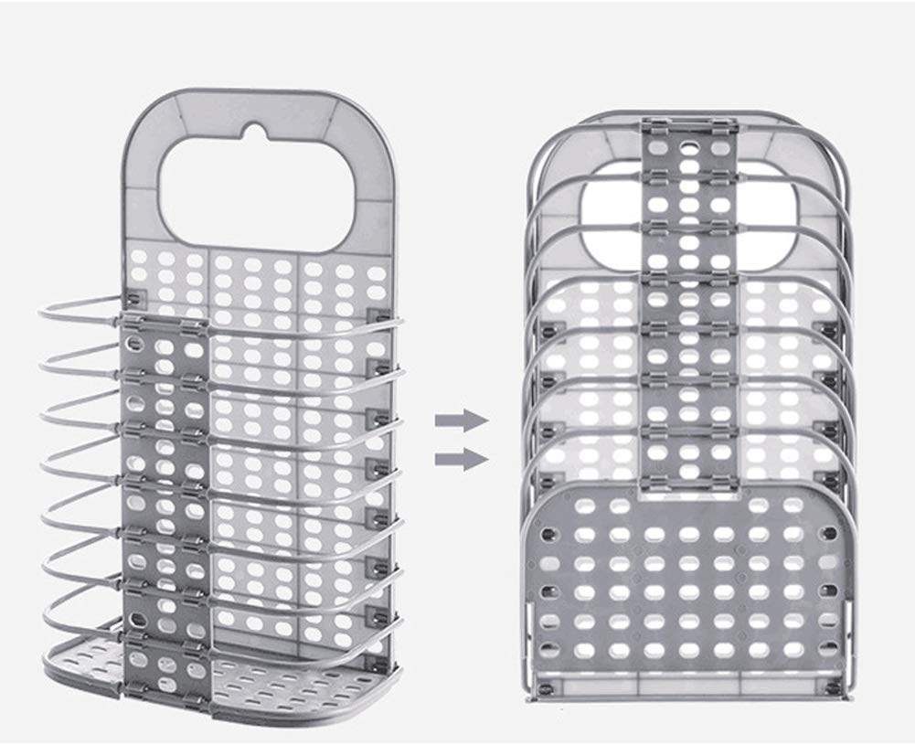 Alokrupswam Wall Mounted Bathroom Hanging Mesh Laundry Basket (Pack of 2)