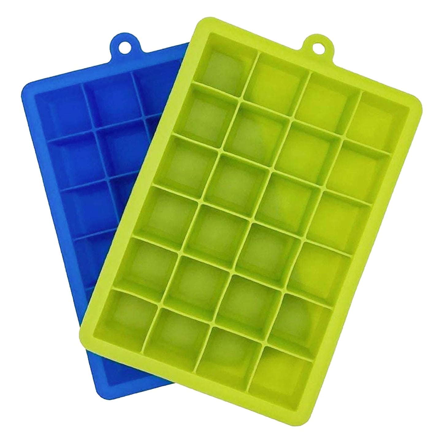 WOTERLY 4 Pcs Pop Up Round Ice Cube Trays| Ice Tray with Lid for Freezer| Easy Release,Flexible Silicone Bottom, Stackable Food Grade Plastic,BPA Free| Make Perfect Ice Balls (Set of 4Pcs)