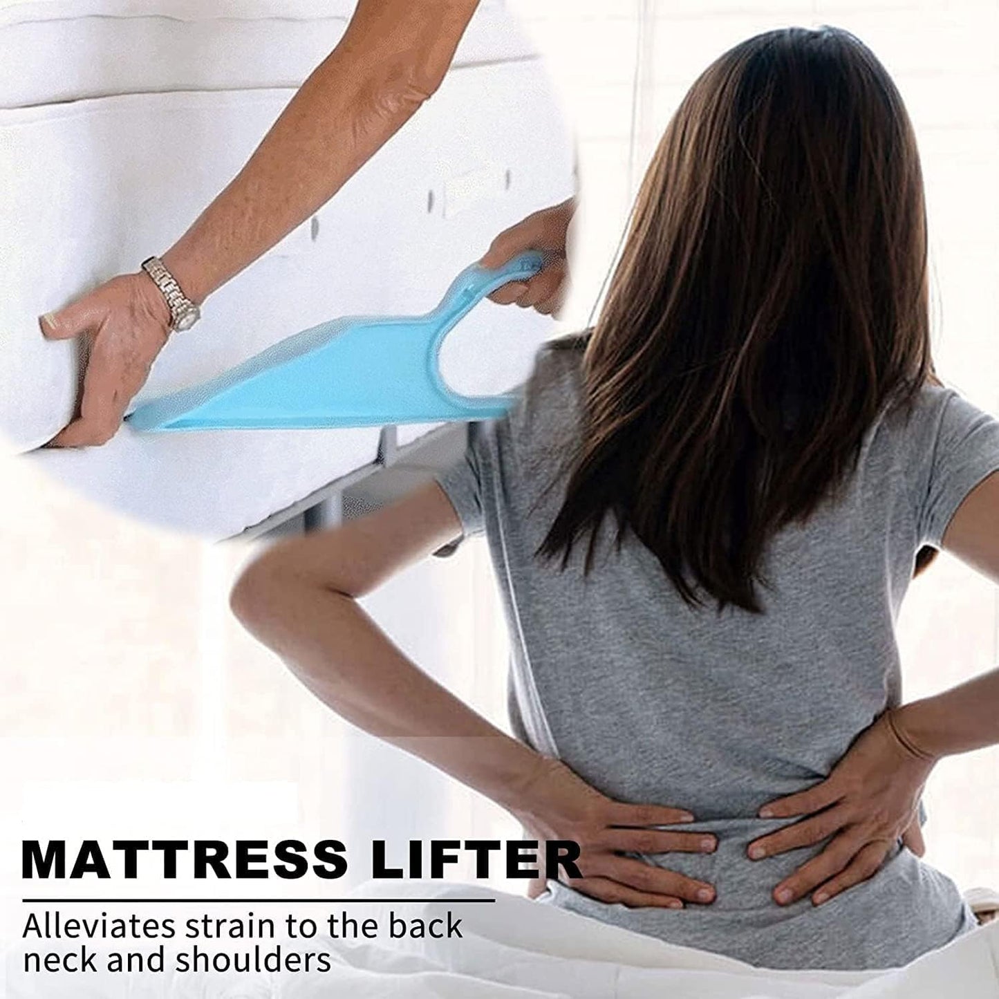 Urdhvamurti 2 in 1 Mattress Lifter Tool & Tucker Helps Lift and Hold Mattress Wedge | Elevator Tool Bed Making Tool Bed Tucker Tool | Mattress Lifter Tool 2 in 1 Bedsheet Tucker Tool (Pack of 2)
