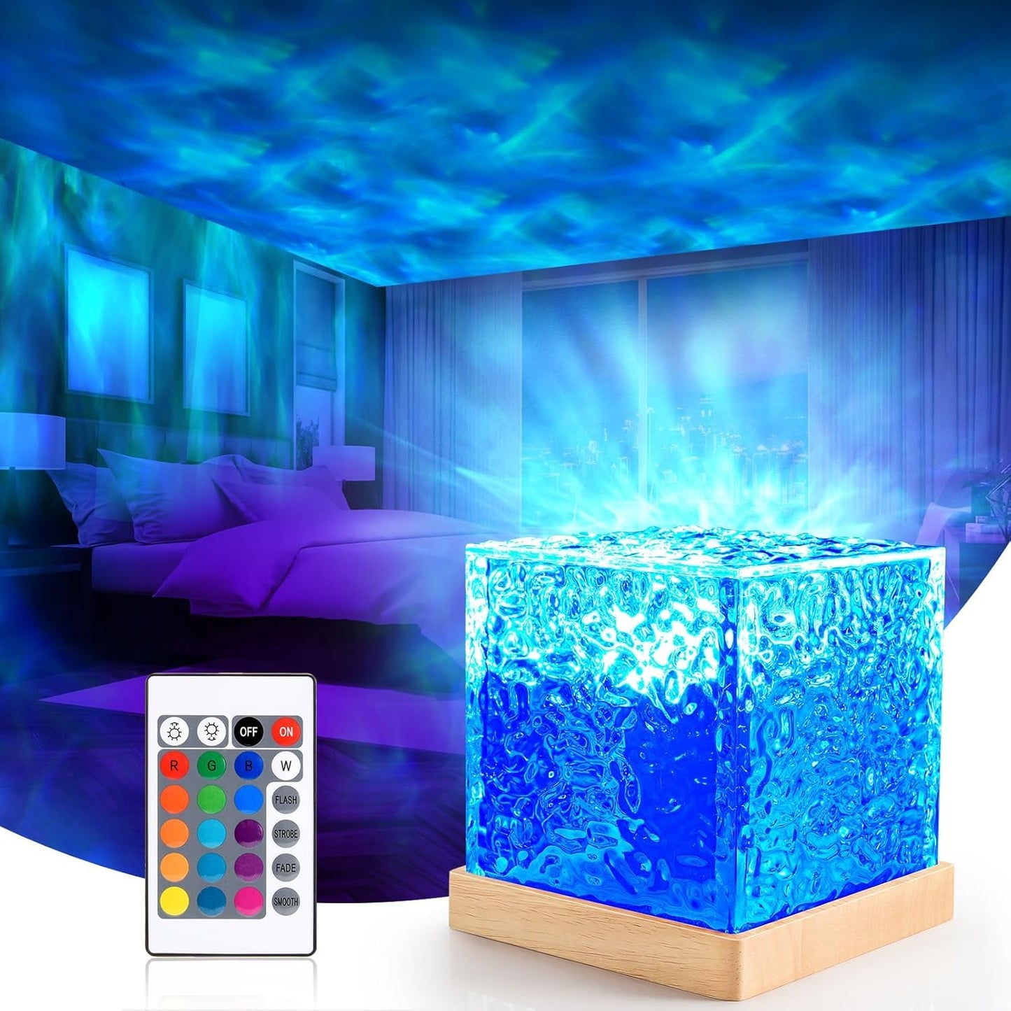 DOCAT Astronaut Projector Night Light with Remote Control, 360° Rotating Galaxy Nebula Star Light Projector with Timer & Adjustable Head, Astronaut Light Lamp for Bedroom, Home Decor (Astronaut Lamp)