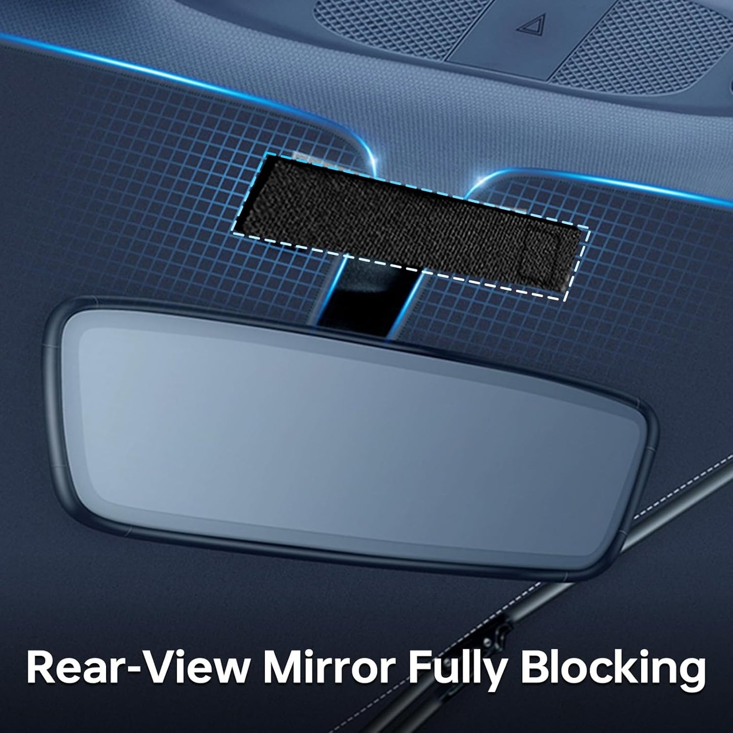 COSTAR Car Sun Shade Protector, Foldable Windshield Insulation Car Sun Shade for UV Protection Reflective Sunblocker Car Accessories for SUV, Hatchback, Sedan (Medium Size)