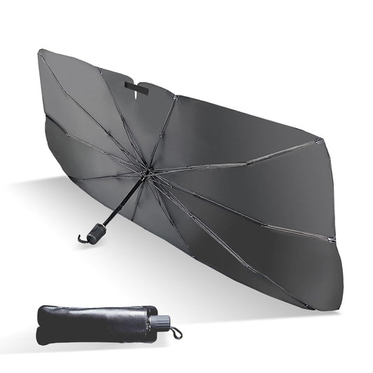 COSTAR Car Sun Shade Protector, Foldable Windshield Insulation Car Sun Shade for UV Protection Reflective Sunblocker Car Accessories for SUV, Hatchback, Sedan (Medium Size)