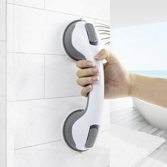 GUEDIAO Shower Grab Bars Suction for Seniors, 2 Pack Grab Bars for Bathtubs and Showers, Shower Handles for Elderly, Handicap Grab Bars for Toilet Tiles Glass