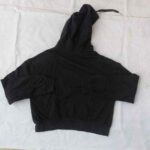 Black Nike Hoodie with White Stripes