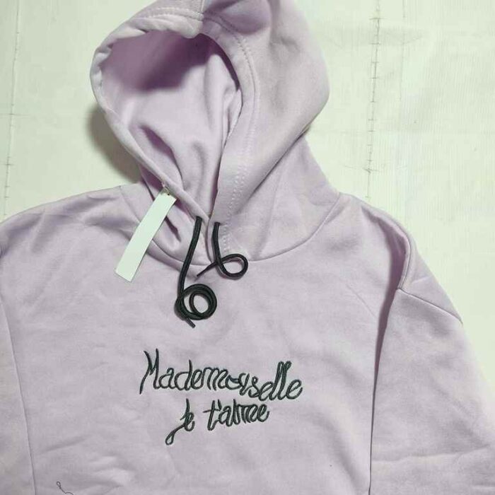 Trendy Lavender Hoodie with Unique "He Doesn't Sun" Print unisex man/woman /BOYS/GIRLS WEAR