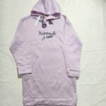 Lavender "Mademoiselle Je T'aime" Hoodie Dress unisex man/woman /BOYS/GIRLS WEAR