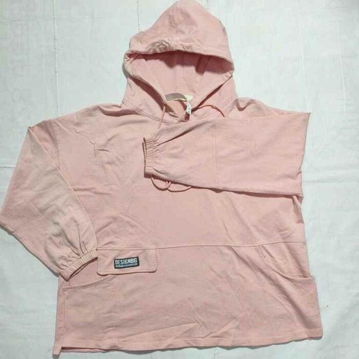 Unisex Oversized Pink Hoodie with Front Pocket - DESIGN86 unisex man/woman /BOYS/GIRLS WEAR