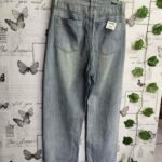 Vintage High-Waisted Light Wash Straight-Leg Jeans