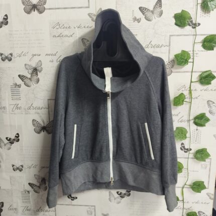 Dark Gray Zip-Up Hoodie UNISEX